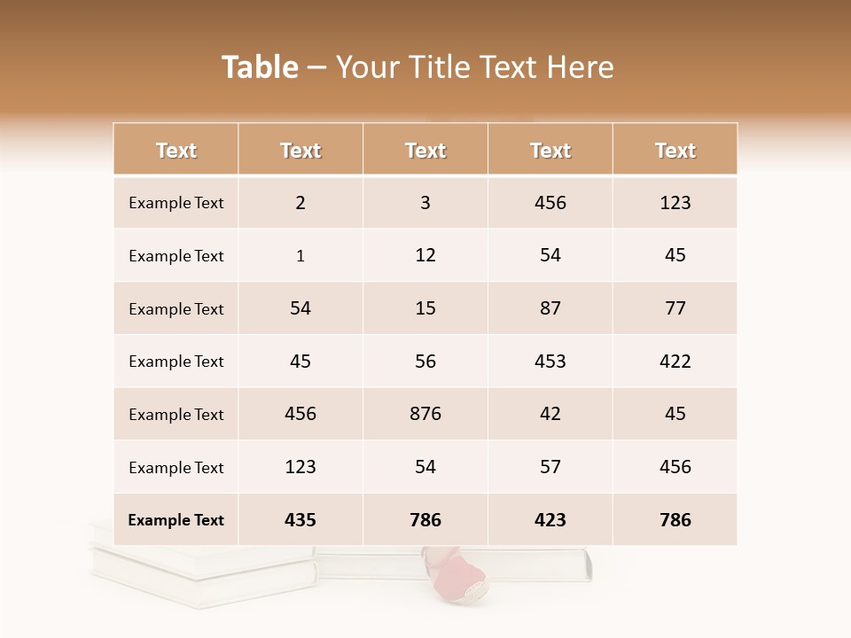 Letters Genius Caucasian PowerPoint Template