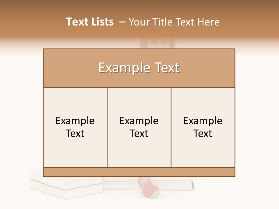 Letters Genius Caucasian PowerPoint Template