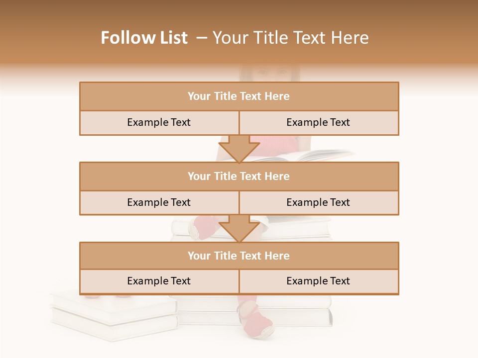Letters Genius Caucasian PowerPoint Template