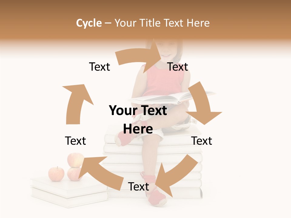 Letters Genius Caucasian PowerPoint Template