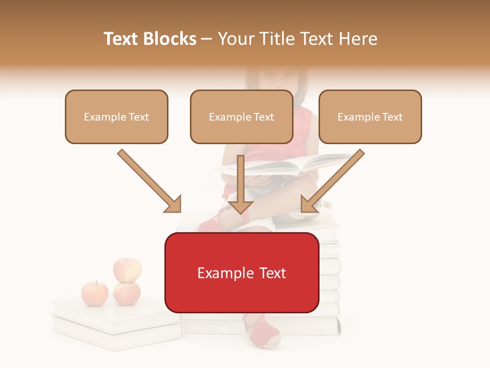 Letters Genius Caucasian PowerPoint Template