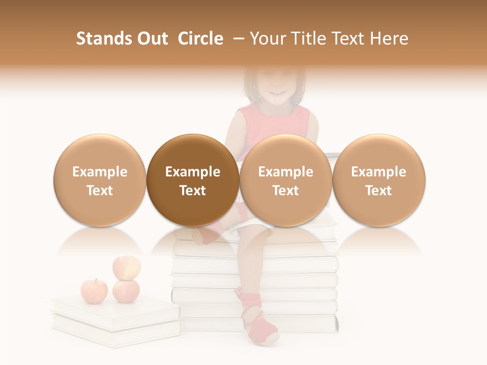 Letters Genius Caucasian PowerPoint Template