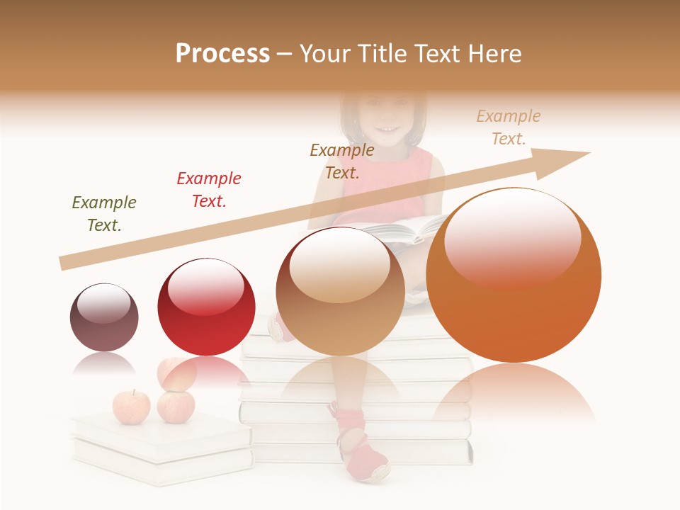 Letters Genius Caucasian PowerPoint Template