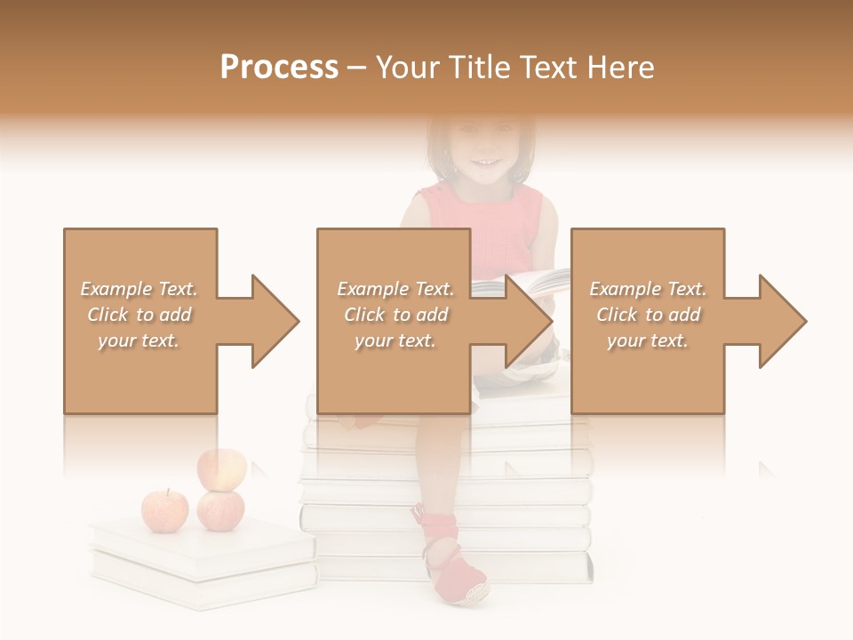 Letters Genius Caucasian PowerPoint Template