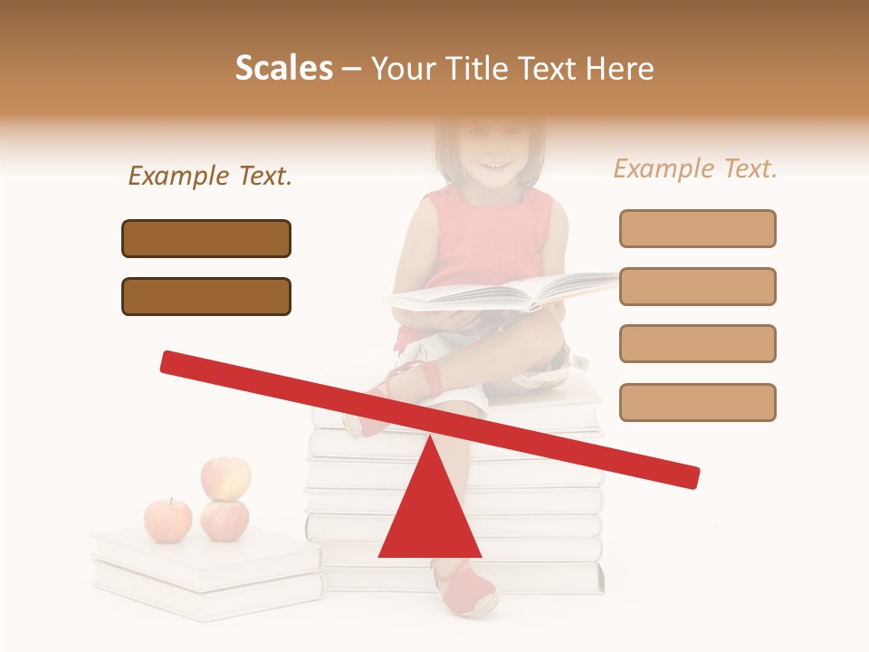 Letters Genius Caucasian PowerPoint Template