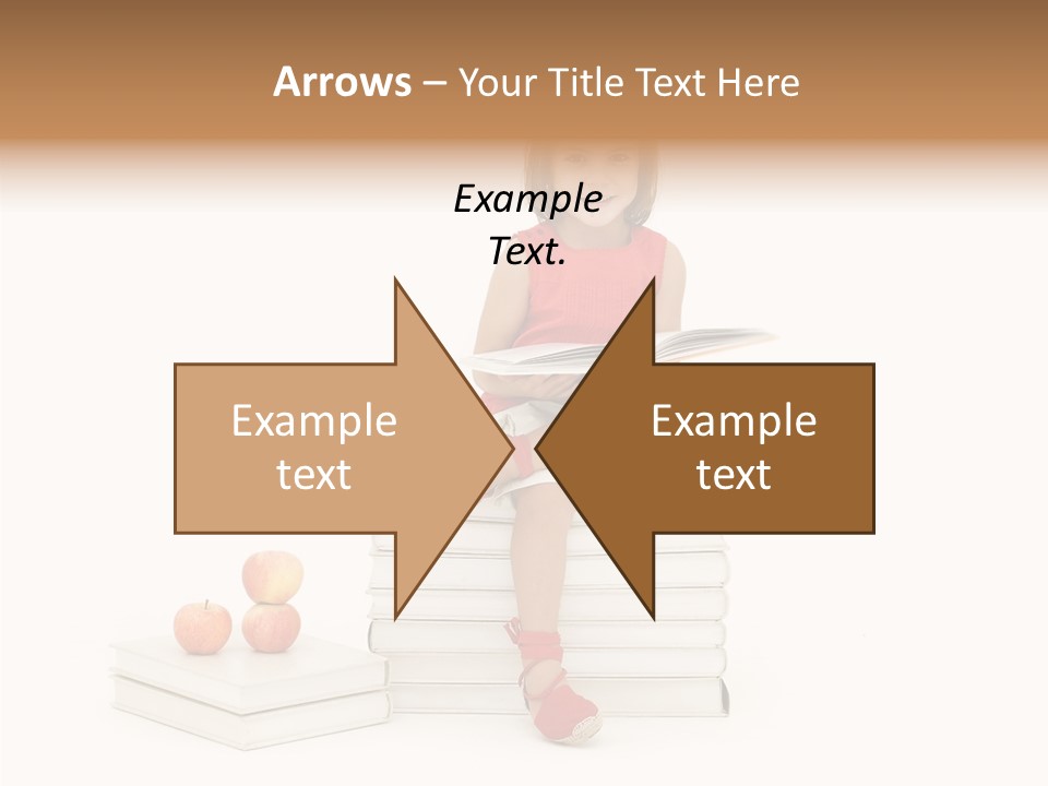 Letters Genius Caucasian PowerPoint Template