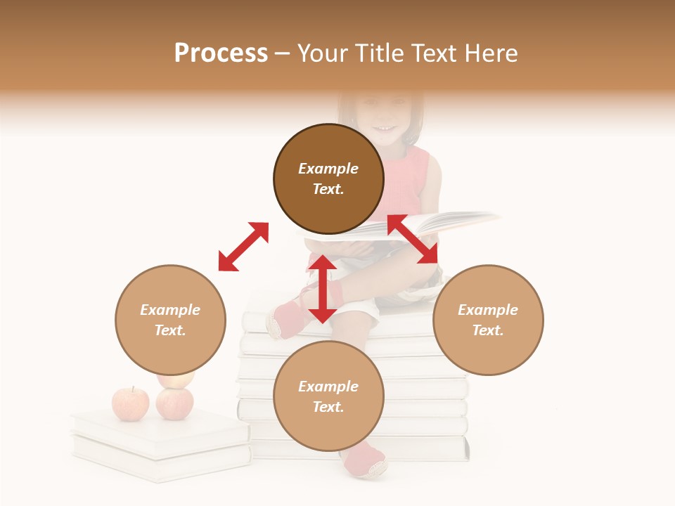 Letters Genius Caucasian PowerPoint Template