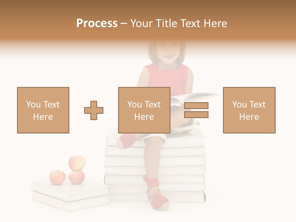 Letters Genius Caucasian PowerPoint Template