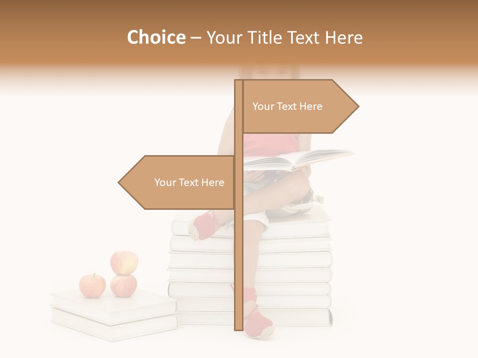 Letters Genius Caucasian PowerPoint Template