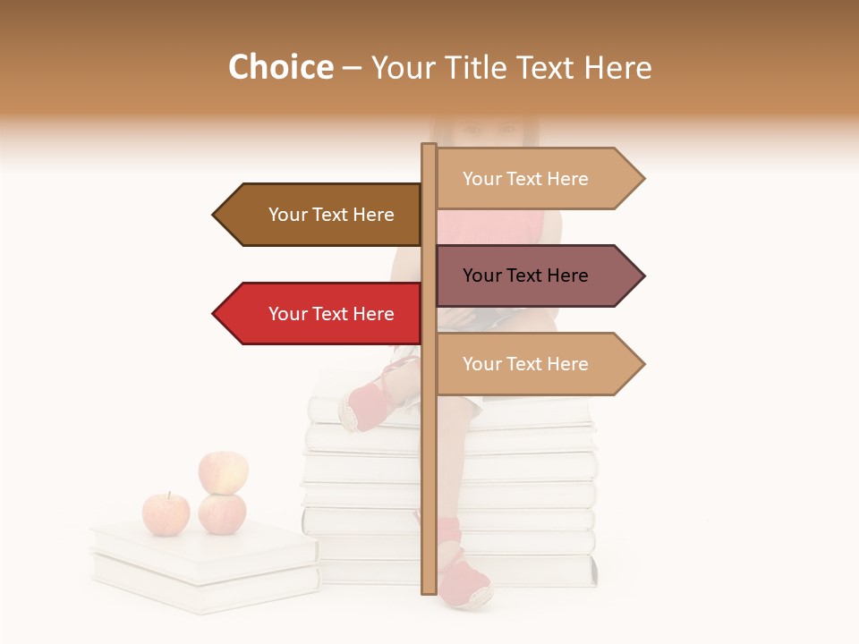 Letters Genius Caucasian PowerPoint Template