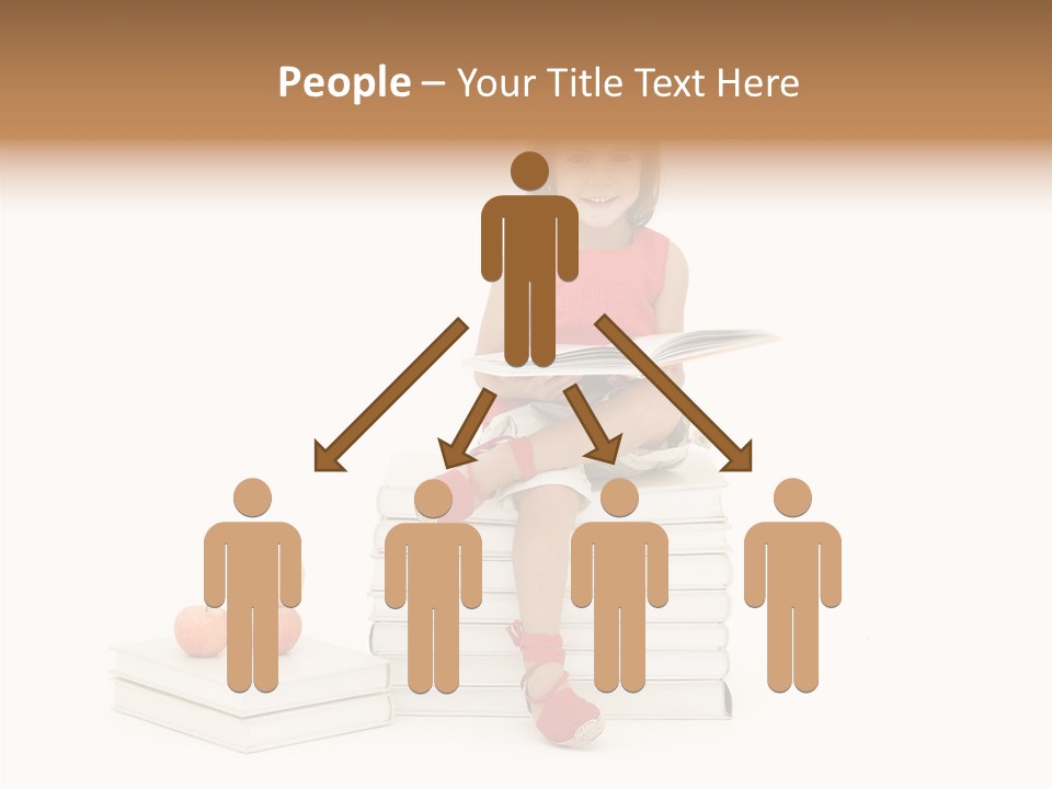 Letters Genius Caucasian PowerPoint Template