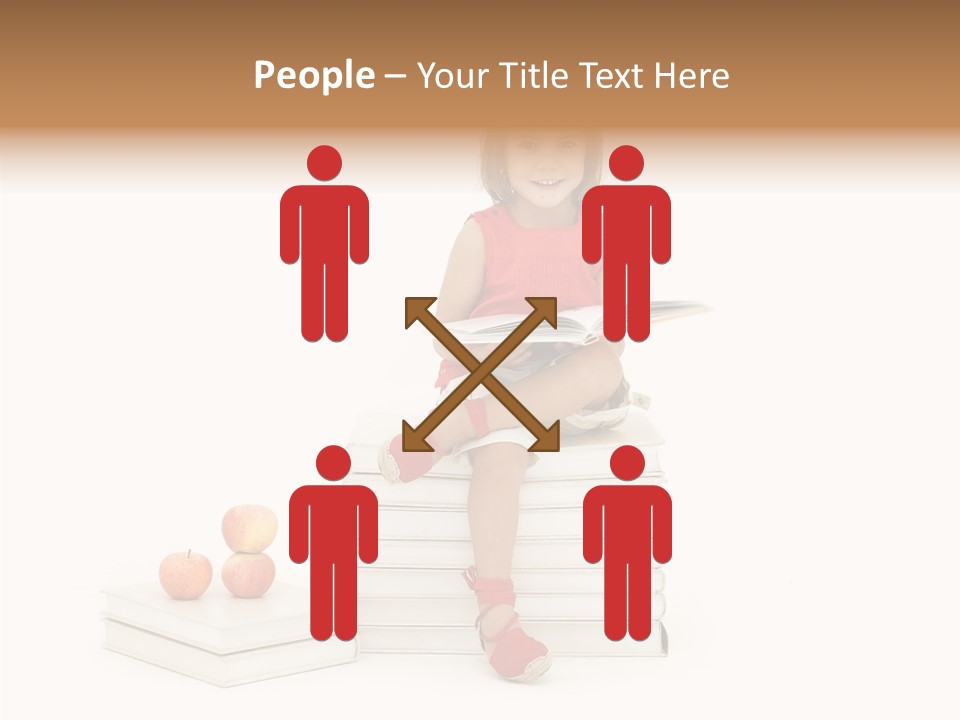 Letters Genius Caucasian PowerPoint Template