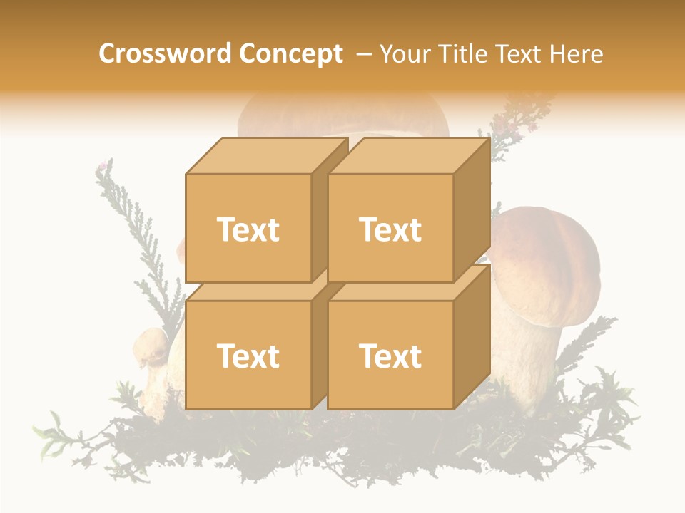 Food Stem Peat PowerPoint Template