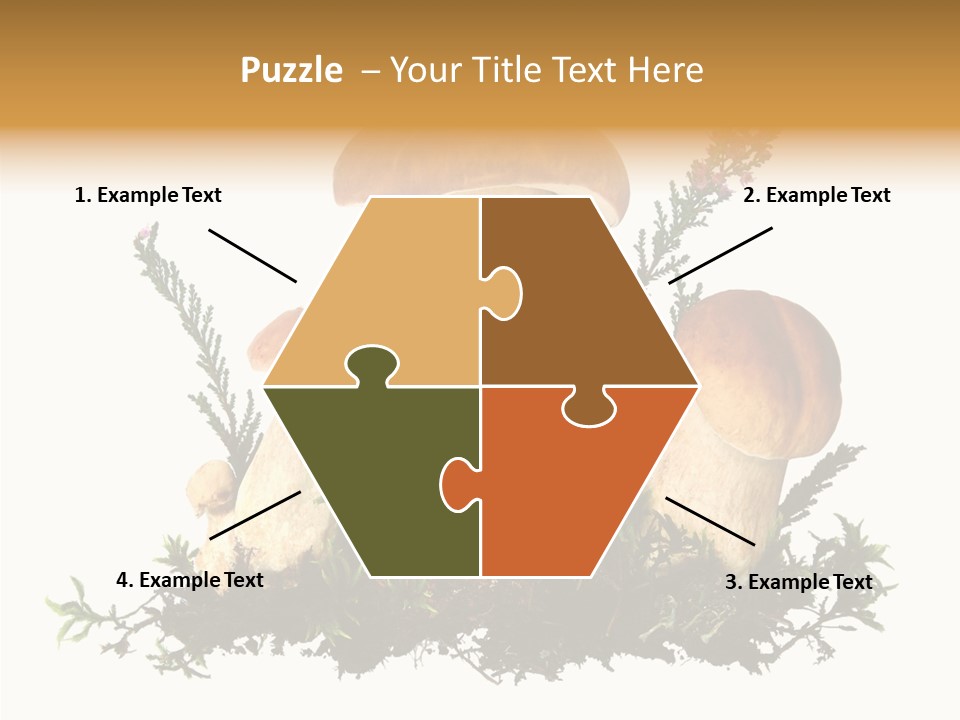 Food Stem Peat PowerPoint Template