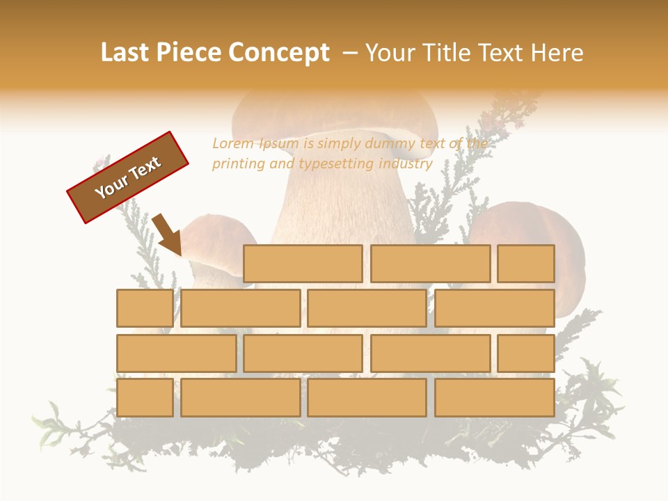 Food Stem Peat PowerPoint Template