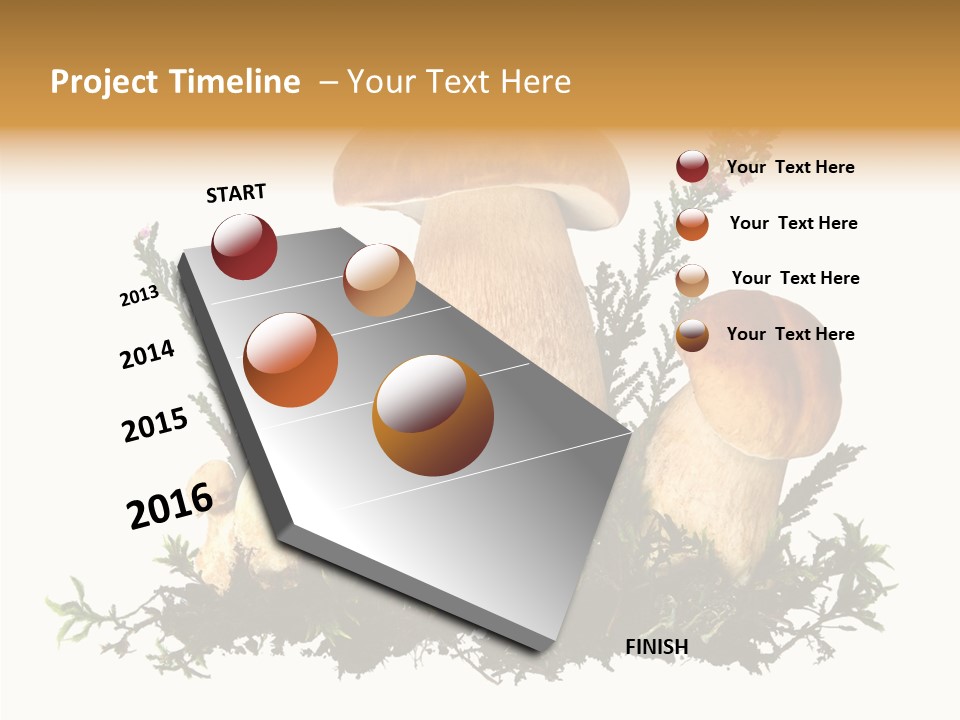 Food Stem Peat PowerPoint Template