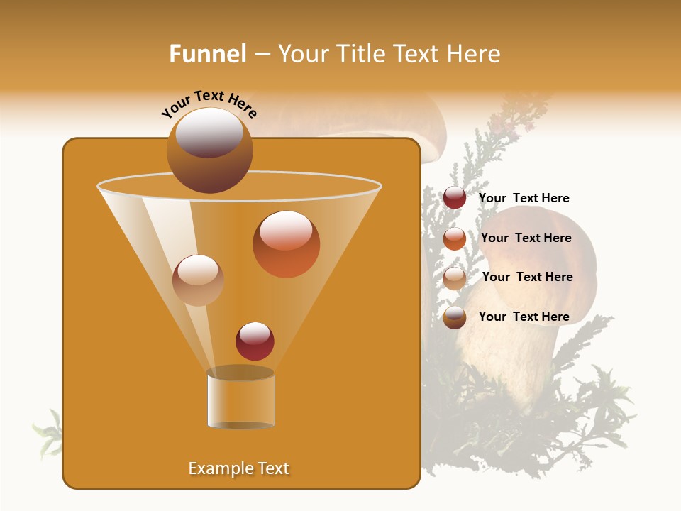 Food Stem Peat PowerPoint Template