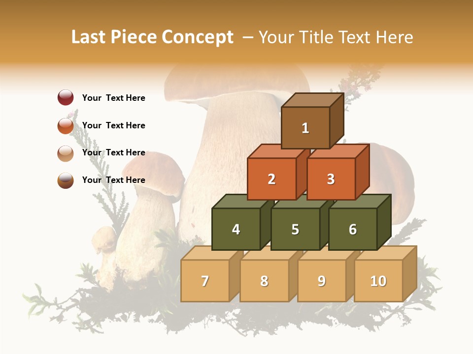 Food Stem Peat PowerPoint Template