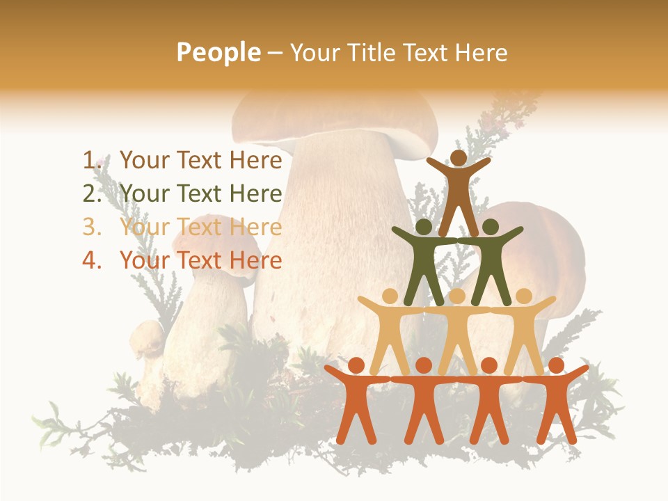 Food Stem Peat PowerPoint Template