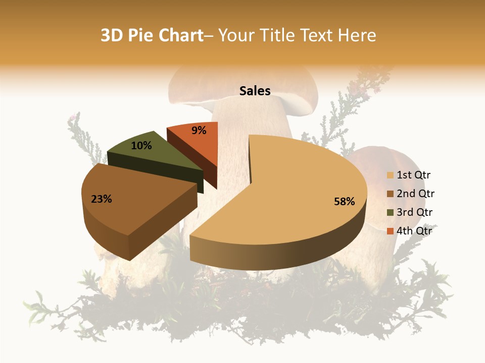 Food Stem Peat PowerPoint Template