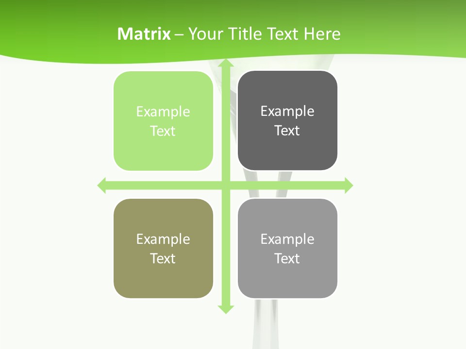 Leisure Green Vodka PowerPoint Template