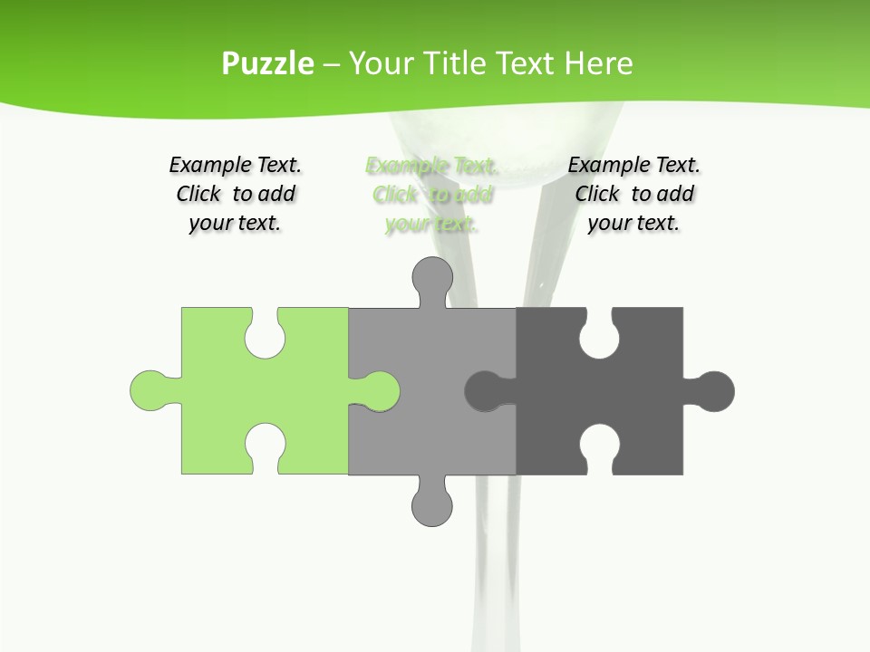 Leisure Green Vodka PowerPoint Template