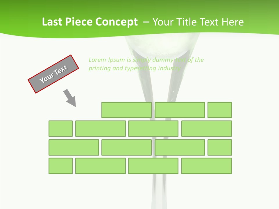 Leisure Green Vodka PowerPoint Template