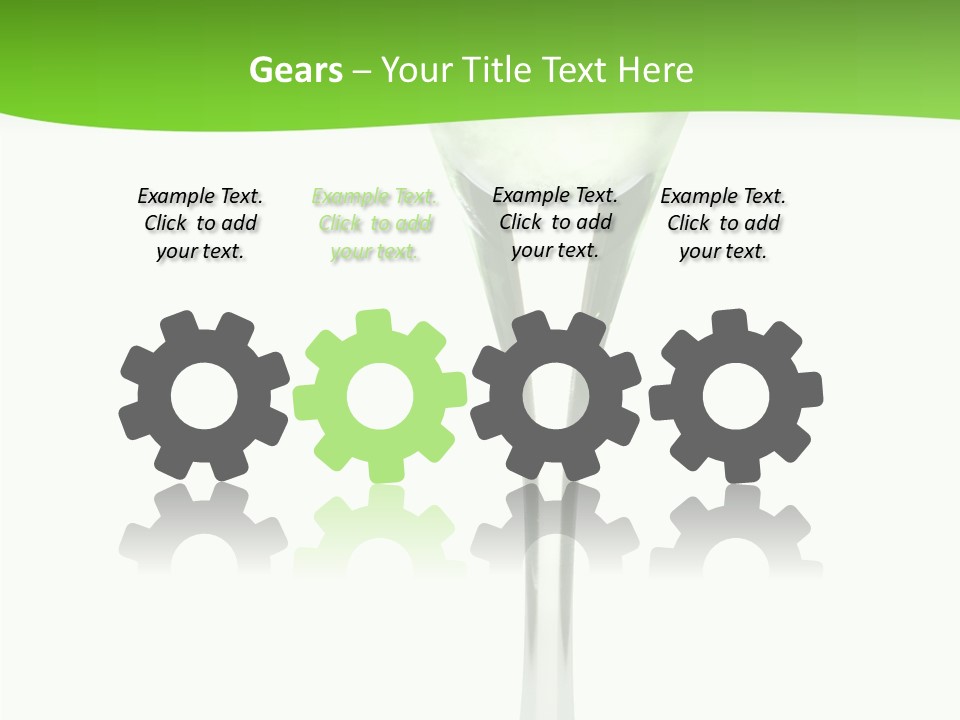 Leisure Green Vodka PowerPoint Template