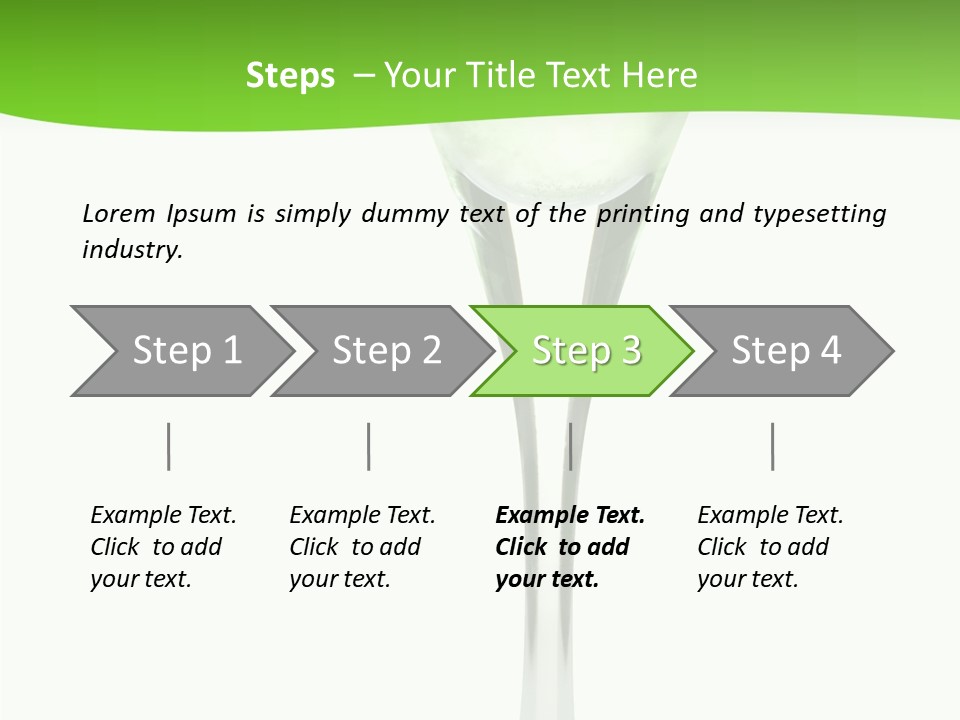 Leisure Green Vodka PowerPoint Template