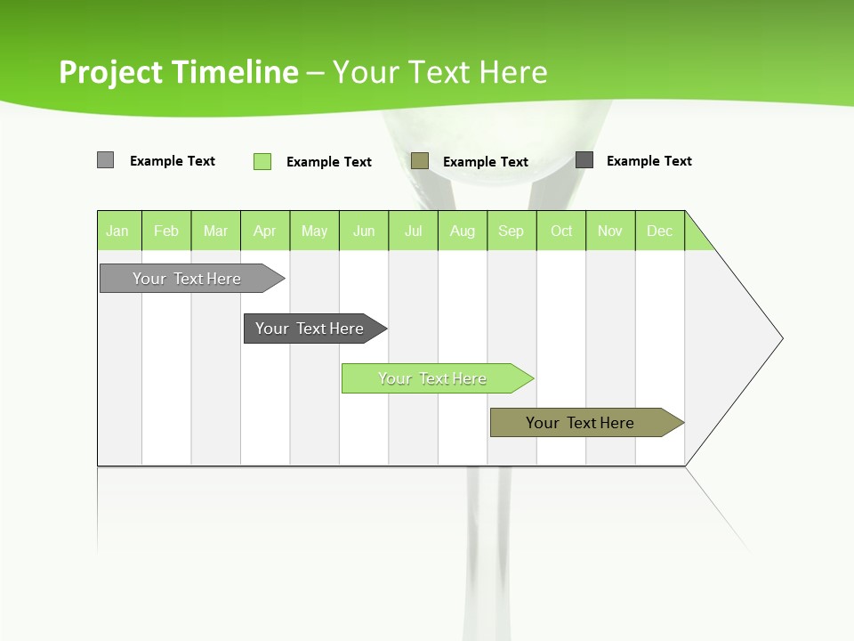 Leisure Green Vodka PowerPoint Template