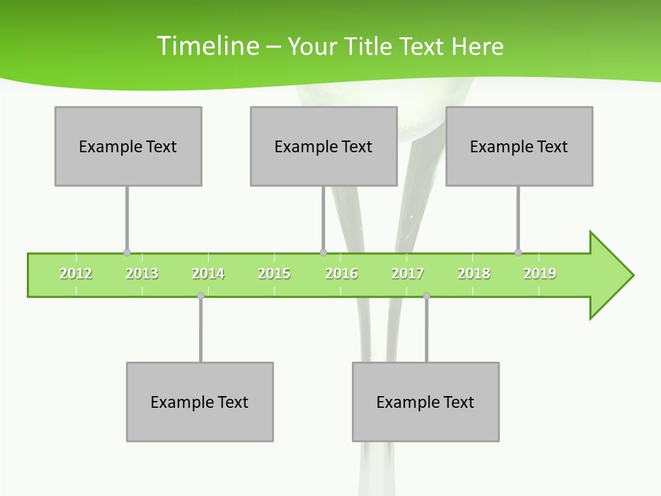 Leisure Green Vodka PowerPoint Template