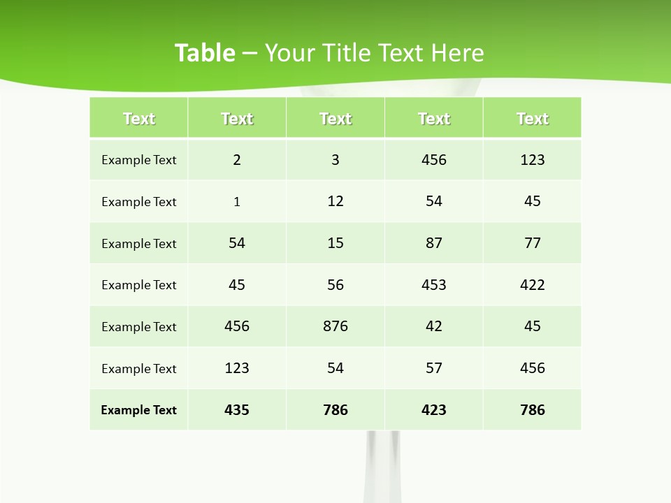 Leisure Green Vodka PowerPoint Template