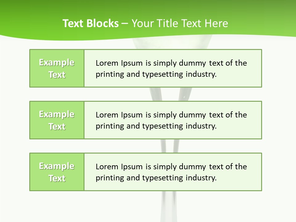 Leisure Green Vodka PowerPoint Template