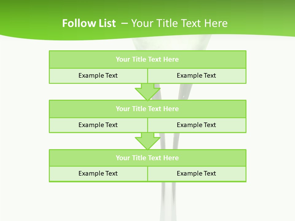 Leisure Green Vodka PowerPoint Template