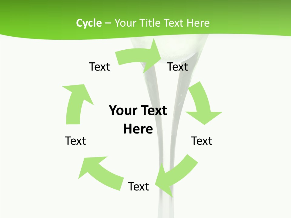 Leisure Green Vodka PowerPoint Template