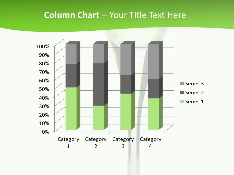 Leisure Green Vodka PowerPoint Template