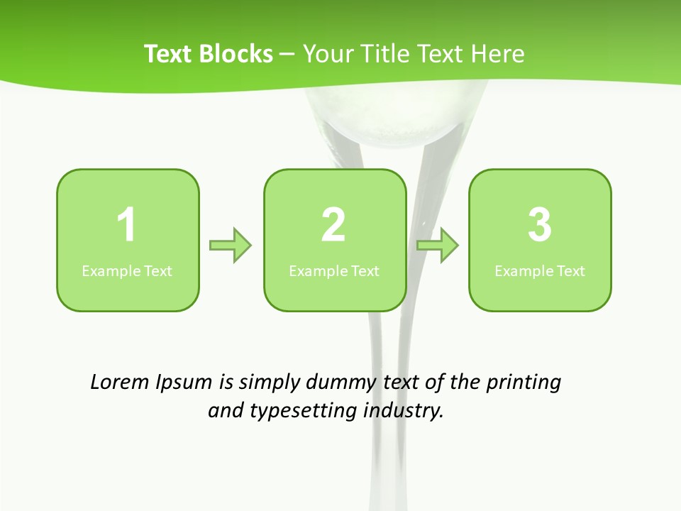 Leisure Green Vodka PowerPoint Template