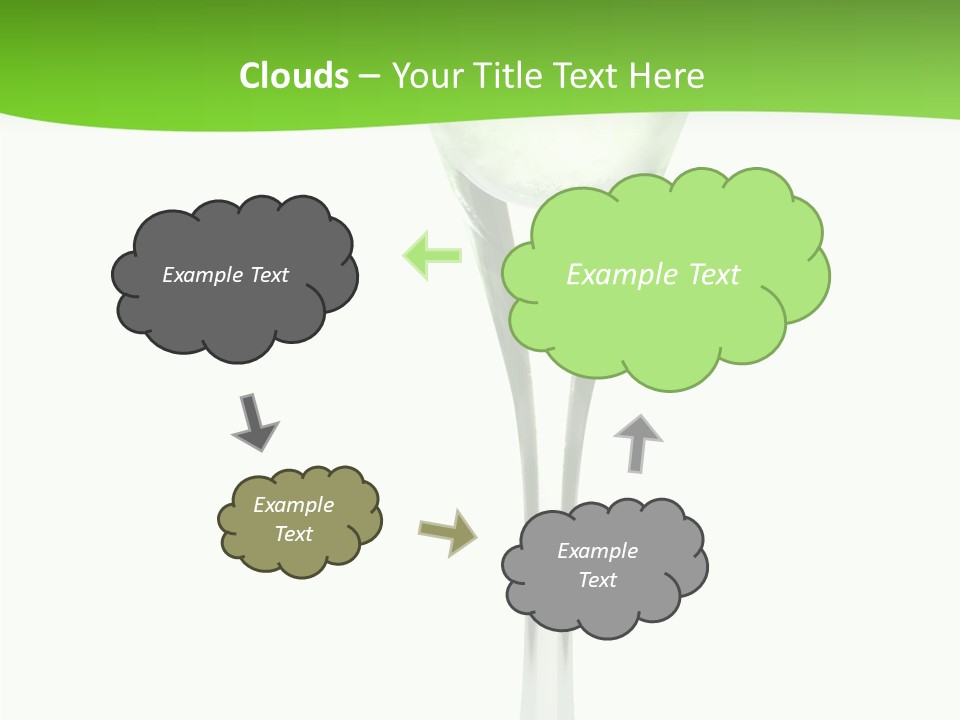 Leisure Green Vodka PowerPoint Template