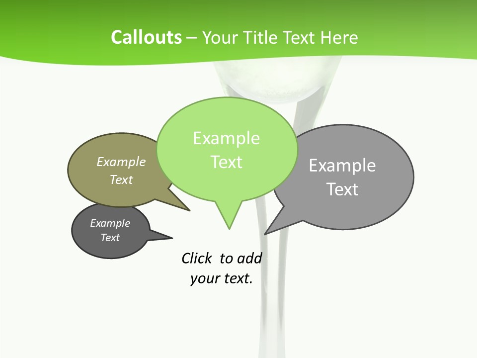 Leisure Green Vodka PowerPoint Template