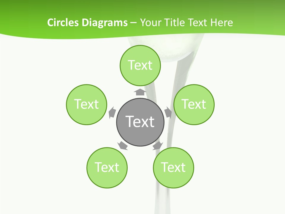 Leisure Green Vodka PowerPoint Template