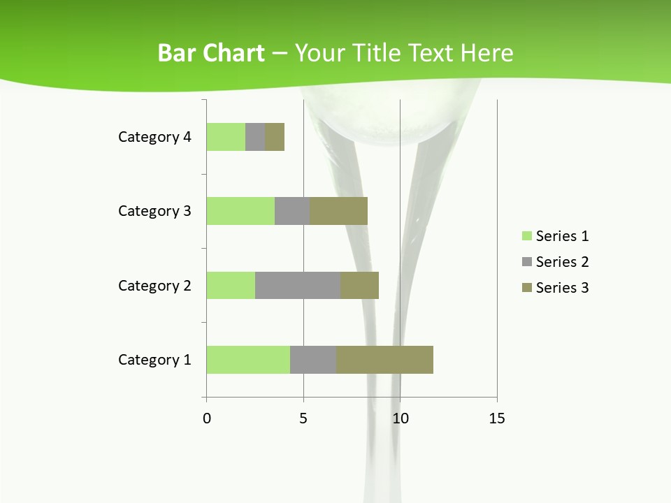 Leisure Green Vodka PowerPoint Template