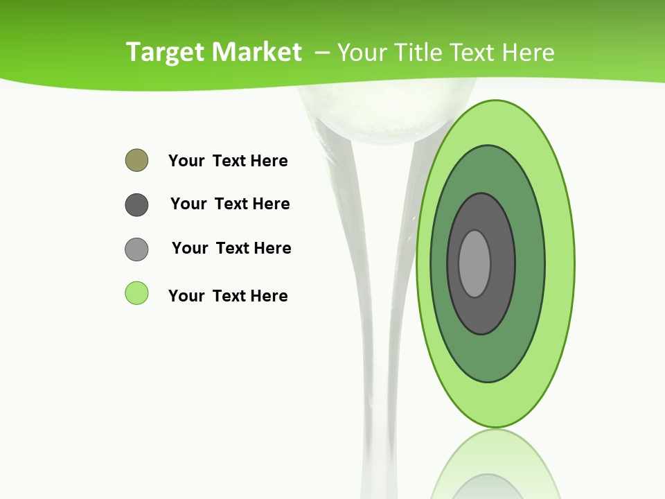Leisure Green Vodka PowerPoint Template