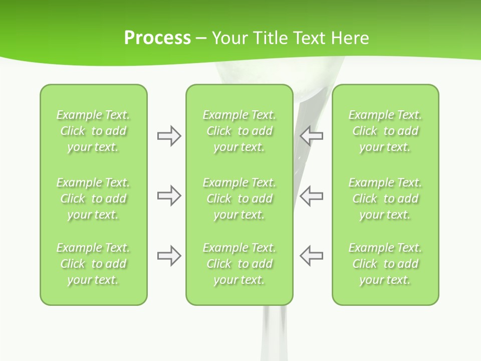 Leisure Green Vodka PowerPoint Template