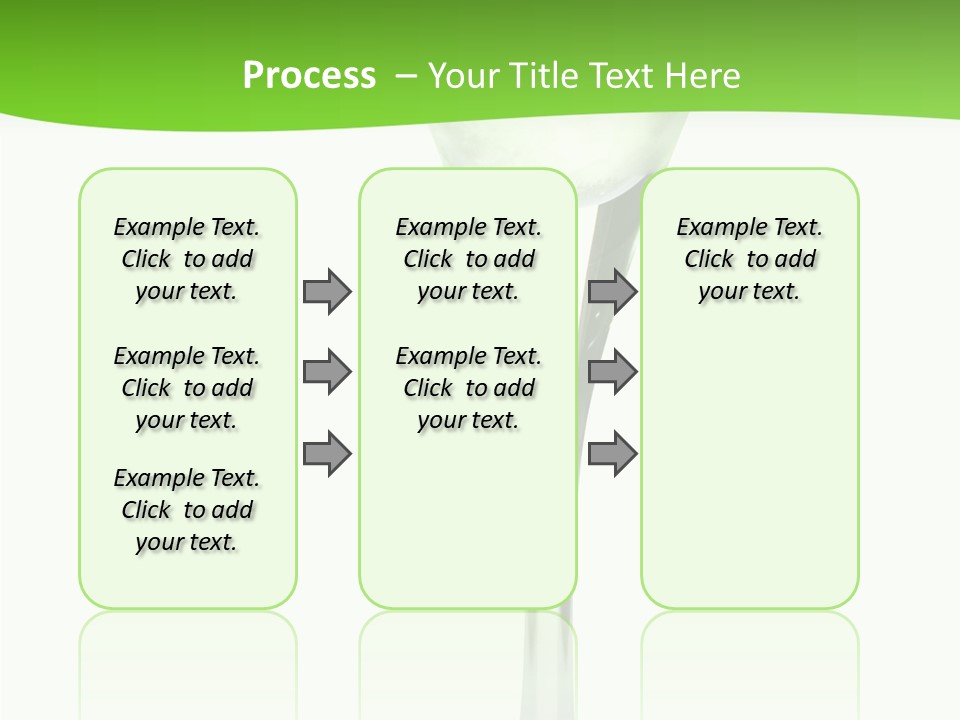 Leisure Green Vodka PowerPoint Template