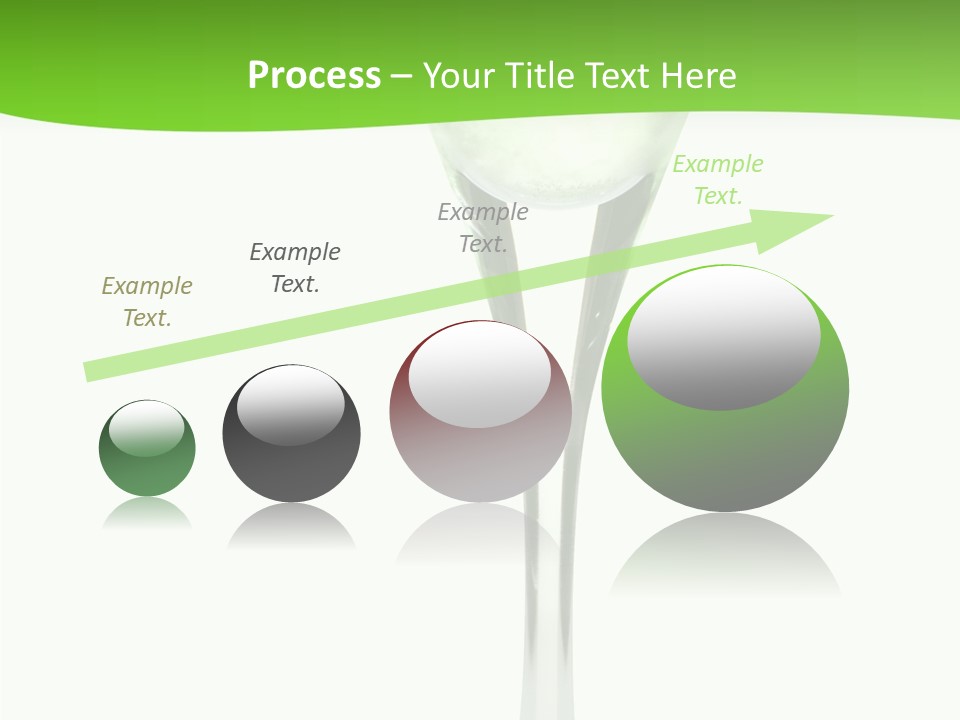 Leisure Green Vodka PowerPoint Template