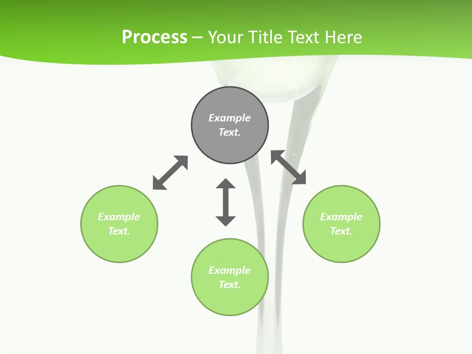 Leisure Green Vodka PowerPoint Template