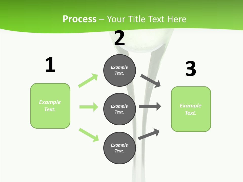 Leisure Green Vodka PowerPoint Template