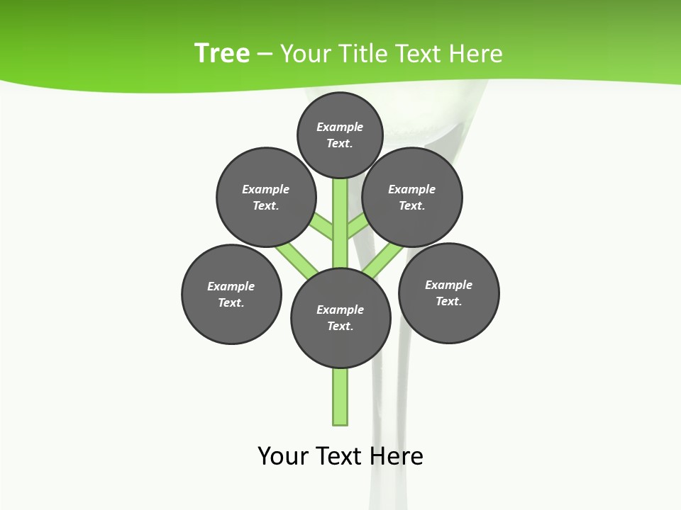 Leisure Green Vodka PowerPoint Template