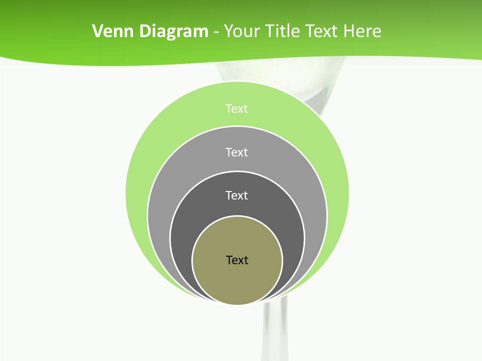 Leisure Green Vodka PowerPoint Template