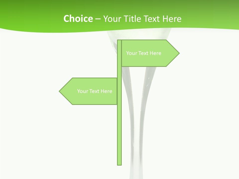 Leisure Green Vodka PowerPoint Template